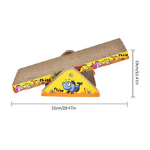Load image into Gallery viewer, Cat Scratch Board Corrugated Paper Funny Cat Toy Teeterboard Seesaw Scratcher Claws Care Board Cat Scratch Sleeping Playing Mat