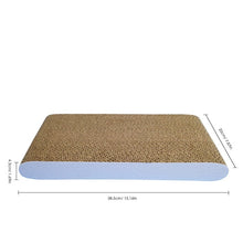 Load image into Gallery viewer, Cat Scratch Board Corrugated Paper Funny Cat Toy Teeterboard Seesaw Scratcher Claws Care Board Cat Scratch Sleeping Playing Mat