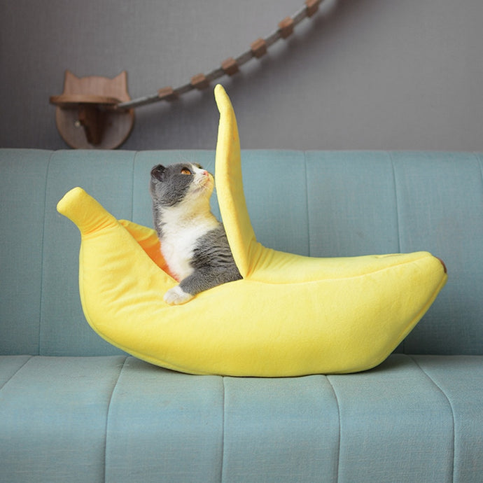Cute Banana  Cat Bed